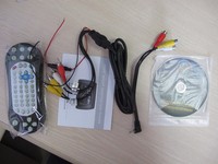 TFT-LED de moniteur d'appui-tête à écran Hd de 7 pouces avec lecteur DVD et jeux sans fil