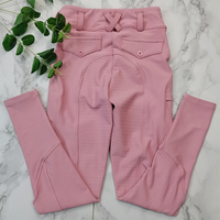 Collants d'Équitation Roses pour Filles 6-18 Ans, Pantalons d'Équitation pour Enfants, Leggings d'Équitation, Vêtements d'Équestre