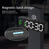 Timer Digital Elektronik Mini Portabel Ganxin Desain Baru untuk Latihan Kekuatan dan Kecepatan Tinju, Jam Penghitung Mundur untuk Olahraga di Rumah/Gym