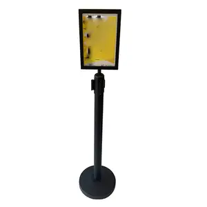 Supporto per segnaletica a barriera in acciaio inossidabile - Product Image 1