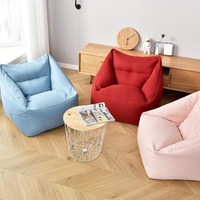 Canapé de Salon Fauteuil Relax Convertible Simple Lit Pouf Ensemble de Meubles Canapés Poire Maison Canapés Paresseux