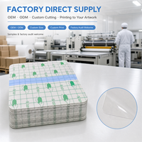 Rouleau de film PU transparent, imperméable et respirant, matériau de base pour pansements avec papier de support, film brut