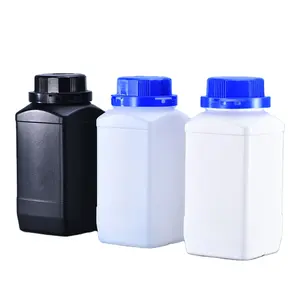 250ml 500ml 1000ml Chemical Packaging Plastic Bottle Liquid With Screw Caps Can Customize Well Sealing
