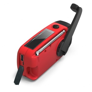 Radio d'urgence multifonctionnelle avec chargeur solaire et manuel, batterie externe pour l'extérieur – Vente en gros - Product Image 1