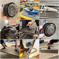 Outil magnétique de levage portable pour découpe laser, outil de ramassage magnétique, aimant puissant en néodyme pour déplacer des plaques de fer, de l'acier à outils