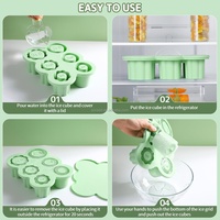 6 moules à glaçons en silicone transparent pour gobelet de 40 oz, pour boissons, whisky/cocktails, modèle SRD-368, CN/GUA, fabriqué en Chine