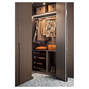 Prima nouveau design Walk in Closet contreplaqué porte battante panneau meubles chambre Villas <span class=keywords><strong>dressing</strong></span> placard garde-robe pour hommes - Product Image 5