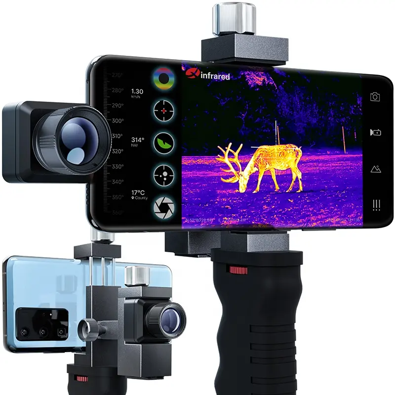 T2Pro lingkup berburu mate HD malam pencarian termal teropong pencitraan 1579yard rusa xinfrared penangkap mouse