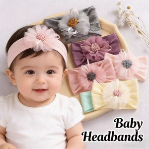 Cute <strong>Baby</strong> Flower <strong>Headbands</strong> Gentle for Outing Toddler Flower <strong>Headbands</strong> for Infants Newborn <strong>Headbands</strong> Lovely <strong>Baby</strong> Decor - Product Image 1