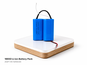 定制2S2P 7.4V 5200mAh 18650锂离子电池组 高容量可充电电池带连接器 OEM ODM 批发 - Product Image 4