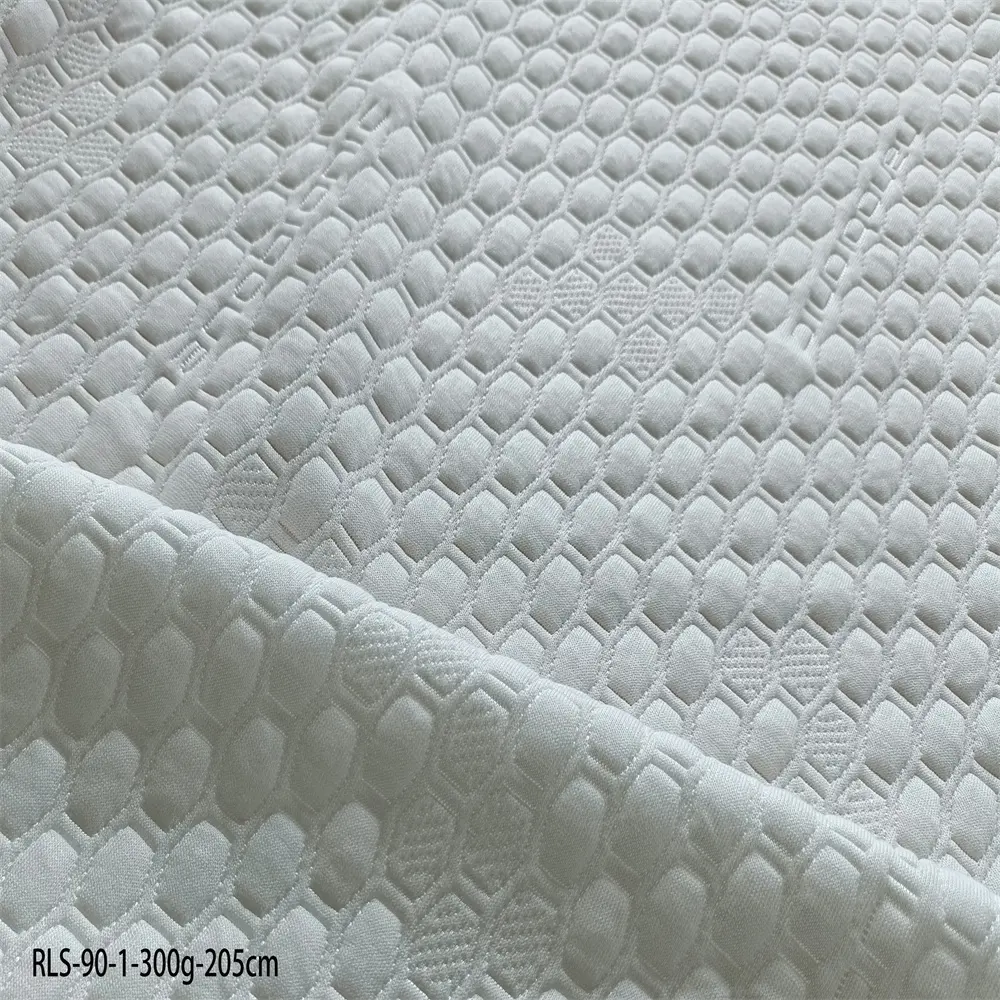 Vendas diretas da fábrica 100% poliéster clássico jacquard colchão padrão de tecido