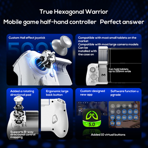 MEMO MB05 New One-handed Mobile <b>Game</b> Controller Wireless Bluetooth Gamepad with Joystick <b>Game</b> Controller for iPhone Android - Product Image 5