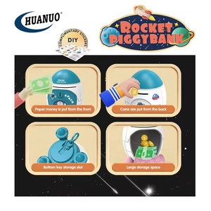 Hot Bán Tên Lửa Con Heo Đất Ngân Hàng ATM Âm Nhạc Tiết Kiệm Tiền Hộp Trẻ Em An Toàn Tiền Ngân Hàng Hộp Cho Trẻ Em - Product Image 5