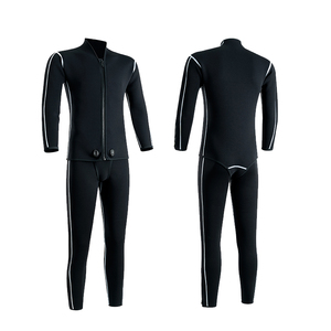 Personalizado Hombres Mujeres Triatlón Dos piezas 3MM <span class=keywords><strong>Neopreno</strong></span> Pesca submarina Traje húmedo Buceo Trajes de <span class=keywords><strong>neopreno</strong></span> - Product Image 4