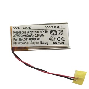 Batteria 316-00088-00 per Smartwatch Garmin Approach X40 - Product Image 2