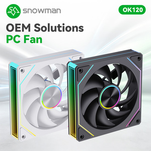 Ventilador de <span class=keywords><strong>PC</strong></span> OK120 ARGB de 120 mm con Rodamiento Fluido, 4 Pines, Blanco, PWM, 20dBA Silencioso, 5V, Sincronización en Cadena para <span class=keywords><strong>PC</strong></span> Gaming - Product Image 2