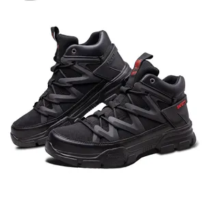 Модная мужская защитная обувь, дышащая походная обувь для мужчин, легкая обувь для скалолазания, Промышленная защитная обувь