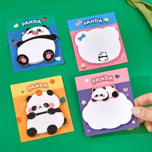 Multicolor Cartoon Cute Panda Shape Mini Self-Adhesive <b>Memo</b> <b>Pad</b> School Office Supplies for Learning Record <b>Memos</b> Make Plans - Product Image 3