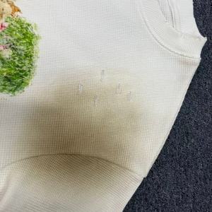 Camiseta de Manga Larga Holgada de Algodón 100% de 280g con Diseño Gráfico Personalizado, Estampado Digital y Pedrería, Estilo Urbano Casual OEM al por Mayor - Product Image 2