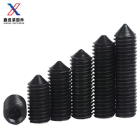 Vis à tête hexagonale DIN914 Xinzuo |   Acier au carbone haute résistance de grade 8.8 |   Pointe de cône noire |   Vente Flash Métrique Directement de l'Usine