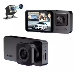 Grabadora de video de coche de triple canal de alta calidad con detección de movimiento inteligente, monitoreo de entorno, cámara de tablero con pantalla LCD - Product Image 4