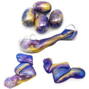 New Hot Sell Non-sticky OEM Stress Ball Egg DIY Galaxy <b>Slime</b> - Product Image 4