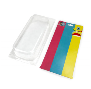 New design pvc plastic insert food card plant packs pill blister packaging tray