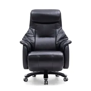 老板办公椅电动可调办公椅斜躺式办公椅，带办公室搁脚板