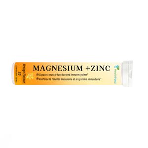 Tabletas Efervescentes de Magnesio y Zinc con Sabor a Naranja a Buen Precio, Refuerzan la Inmunidad, Apoyan la Función Muscular, Suplemento de Magnesio - Product Image 1