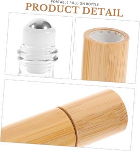 ขวดน้ำมันหอมระเหยแบบโรลออนขนาด 10 มล. สุดหรู พร้อมฝาไม้ไผ่ ลดราคาพิเศษ - Product Image 5