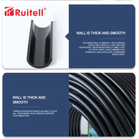 Usine Directe HDPE SDR26 DN110-DN800 PE Tuyaux D'eau DN110-DN800 PE Flexible Tube HDPE Tuyau Filetage En Plastique Tubes
