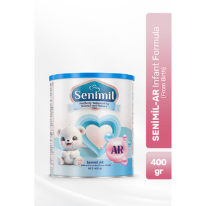 นมผงเซนิมิล เออาร์ สำหรับทารก 400 กรัม สูตร 1 เสริมด้วย DHA น้ำมันสาหร่าย GOS FOS พรีไบโอติกส์  ชนิดข้น ป้องกันกรดไหลย้อน - Product Image 1