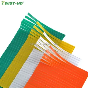 Uso industrial PE Gang Twist Tie Embalaje Wire Ties Plástico Bolsa de basura Cierre Twist Tie