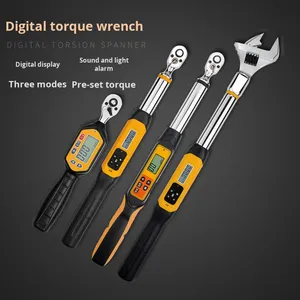 Pemanfaatan 1/2 17-340 Nm kunci pas torsi Digital, kepala kunci pas torsi Digital ratchet LED metrik dapat diganti - Product Image 1