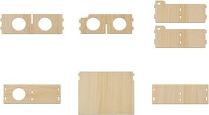 Criceto di legno nascondiglio prodotti di <span class=keywords><strong>vendita</strong></span> calda <span class=keywords><strong>in</strong></span> legno criceto casa ampiamente usato per gli amanti degli animali domestici legno criceto mensola organizzatore - Product Image 4