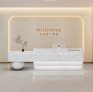 Thiết kế hiện đại MDF bàn tiếp tân cho phòng tập thể dục trung tâm trường khách sạn văn phòng thanh phòng khách bệnh viện hội thảo - Product Image 5