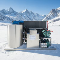 Fabricante Chino Haiyue, Máquina de Hielo en Escamas de 5 Toneladas, Máquina Industrial de Hielo en Escamas, Máquina para Conservación de Pescado, Máquina para Hacer Hielo en Escamas
