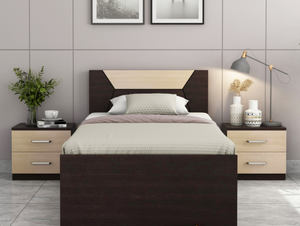Modern Unique Design Wooden <strong>Single</strong> <strong>Bed</strong> for Children Feature with <strong>Storage</strong> Wood Panel Style - Product Image 2