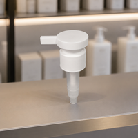 Pompe distributrice de savon liquide en plastique 24/410 anti-déversement à visser, bouchon de bouteille de lotion 24 mm, vente en gros usine