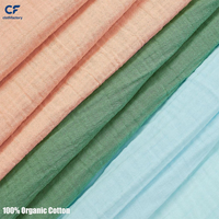 Kain Katun Organik 100% Tenun/Rajut Grosir, Tekstil Ramah Lingkungan Khusus untuk Kaos, Piyama & Tekstil Rumah
