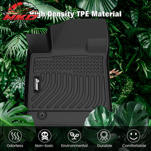 Tapis de sol 3D moulés toutes saisons pour Hyundai Ioniq 6 2023-2025, avant et 2ème rangée, en TPE imperméable - Product Image 2