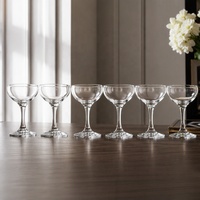 Verre à martini brillant de 150 ml, contourné, pour usage commercial, avec logo personnalisé, pour restaurants, bars, hôtels, événements de lancement