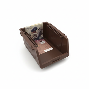 Inomata Organizzatore per la casa e l'organizzazione a 2 livelli marrone basso - Product Image 1