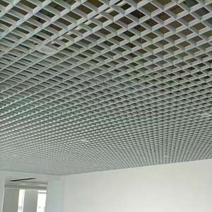Customized Metal Drop <strong>Ceiling</strong> <strong>Suspended</strong> Open <strong>Grid</strong> <strong>Ceiling</strong> Aluminum <strong>Ceiling</strong> <strong>Grid</strong> Design for Store Office Building - Product Image 5
