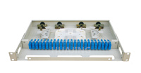 GPZ/JJ-JCL-SC24 FTTH 1U 24 cœurs panneau de brassage fibre optique métallique monté en rack 19 pouces