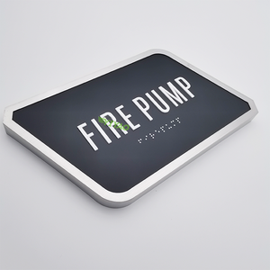 Yiyao tùy chỉnh trong nhà Acrylic ADA nhà vệ sinh chữ nổi nhà vệ sinh dấu hiệu doorplate - Product Image 5