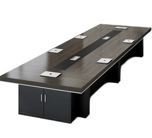 Mesa de conferencia, mesa de tira larga Simple, combinación de Silla, escritorio de personal, reunión de ordenador, recepción, escritorio de entrenamiento, mesa pequeña - Product Image 5