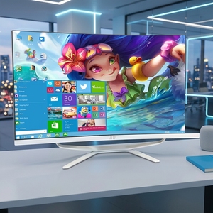 <span class=keywords><strong>Ordinateur</strong></span> de bureau à écran incurvé très vendu, 27 pouces, Core i7 6700, 8 Go, 128 Go, <span class=keywords><strong>ordinateur</strong></span> monobloc, PC tout-en-un, PC de jeu - Product Image 1