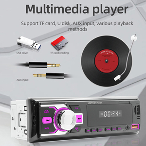 Reproductor <span class=keywords><strong>MP3</strong></span> para Auto 1 DIN con Aplicación <span class=keywords><strong>de</strong></span> Localización del Vehículo, Carga Rápida <span class=keywords><strong>de</strong></span> 2.1A, Radio FM, USB/TF/AUX, Asistente <span class=keywords><strong>de</strong></span> Voz, Luz <span class=keywords><strong>de</strong></span> 7 Colores, Estéreo Universal - Product Image 5
