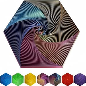Juguete Antiestrés Hexagonal de Plástico PLA, Unisex, para Adultos y Niños, Alivio de la Ansiedad, Artículo Decorativo de Escritorio - Product Image 1